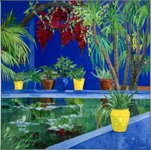 Couleur majorelle III - Agnès Tiollier
