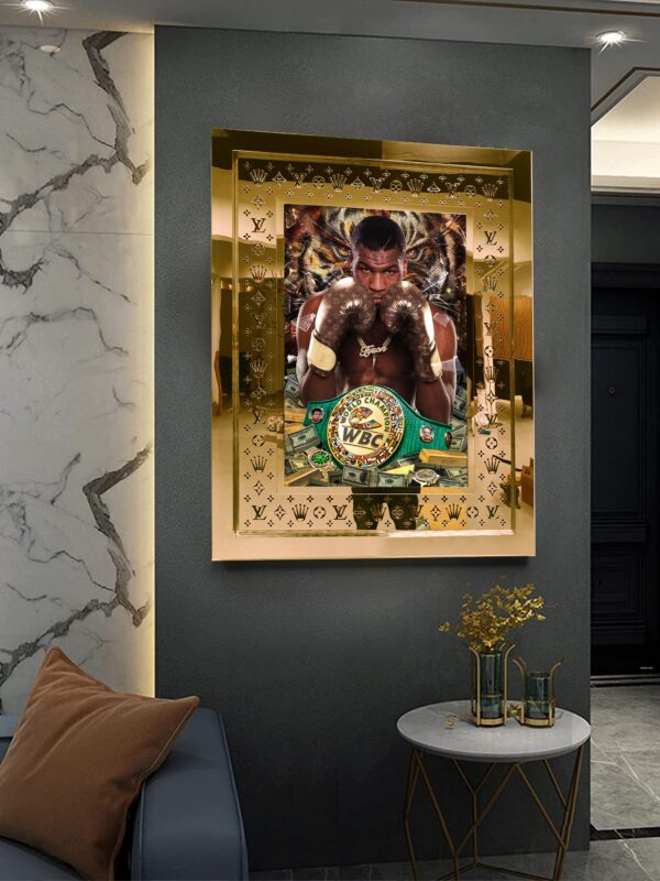 The Iron Mike Tyson - Rolex and Louis Vuitton Golden Frame - WBC Boxer - Image 6