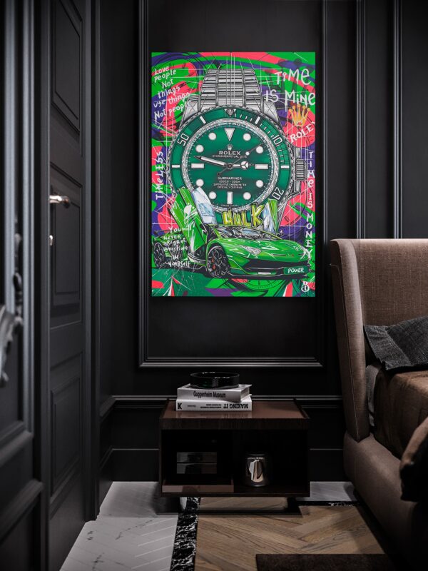 The Green Power - Rolex Hulk Submariner - Lamborghini Aventador – Image 11