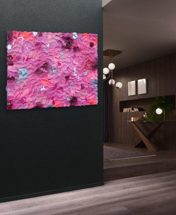 Abstract Spirit Blossom - gestural abstract painting – Image 5