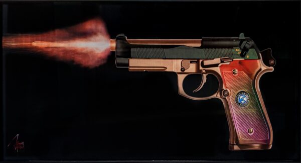 Beretta - Lenticular print, 2022 James Chiew