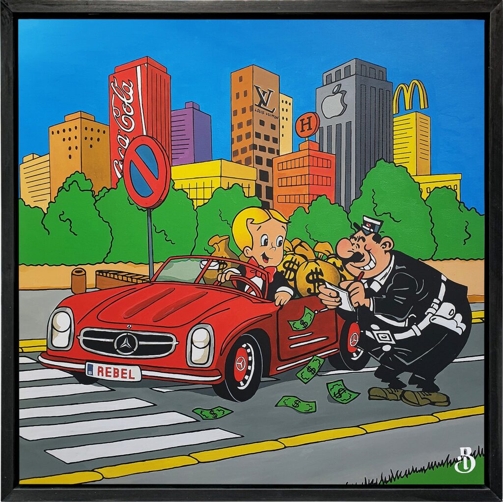 Richie rich VS Agent 212, 2022 Belart Collective
