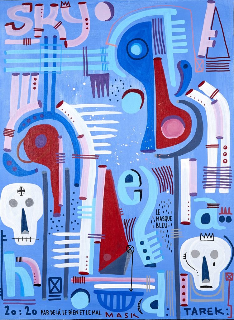 Blue Sky - Geometric Art, 2020 Tarek