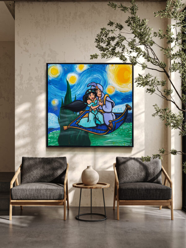 Aladdin & Jasmine in the starry night - Image 6