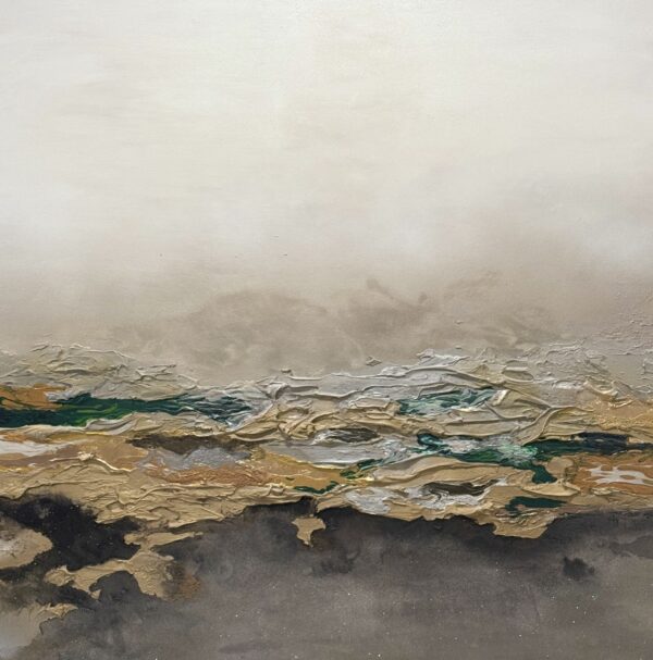 Verdant Reverie - Framed champagne