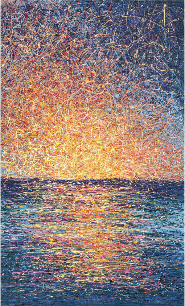 New day (yellow sunrise), 2024 Nadin Antoniuk