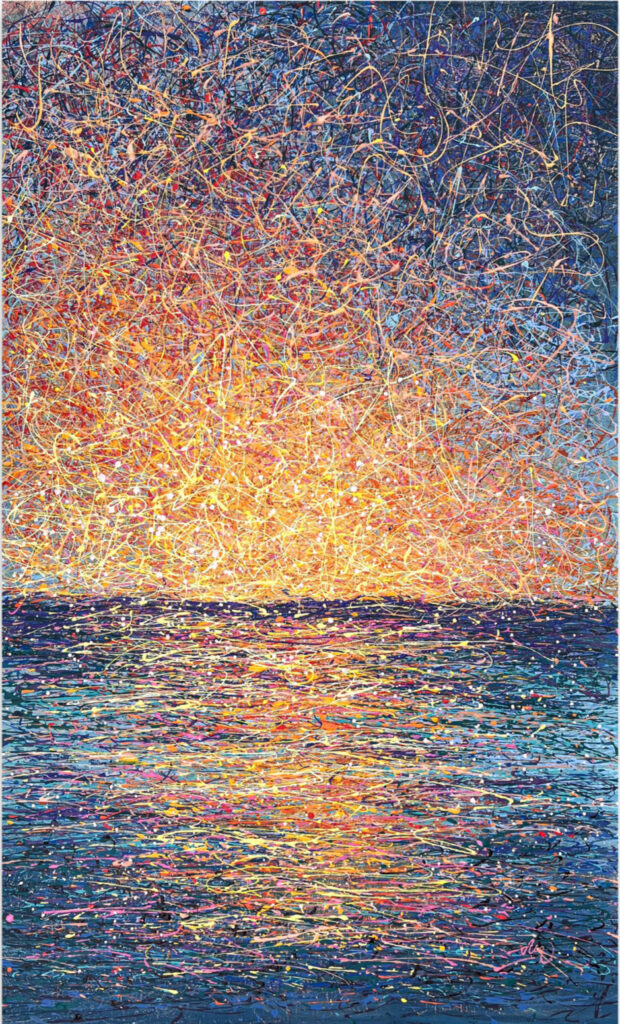 New day (yellow sunrise), 2024 Nadin Antoniuk