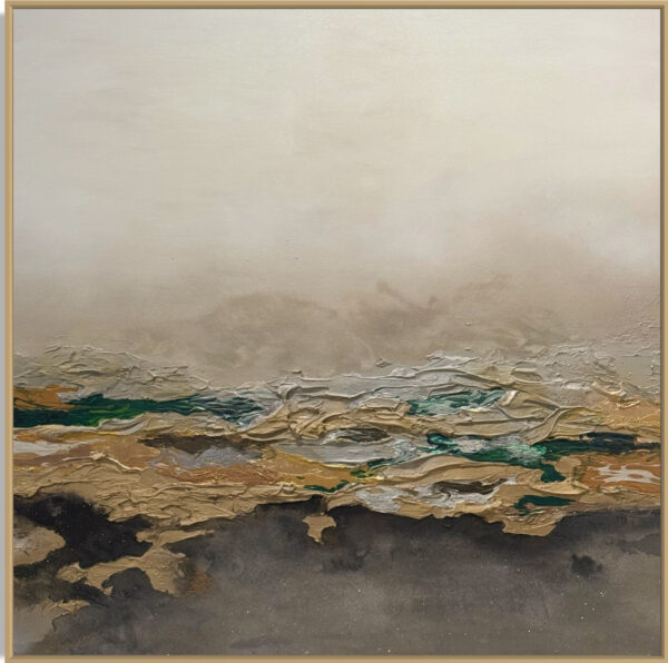 Verdant Reverie - Framed champagne - Image 2