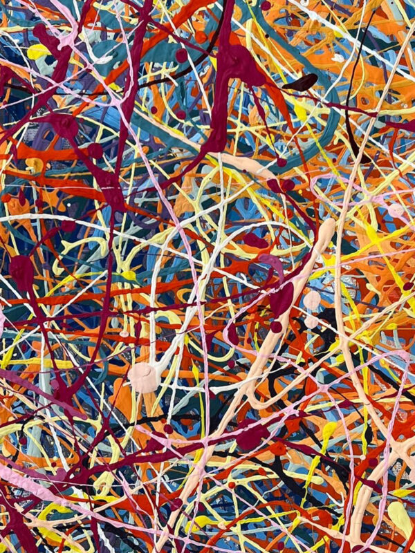 Sunrise with red lines - Image 3