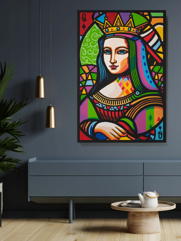 Queen Mona Lisa - Cubism edition - Afbeelding 4