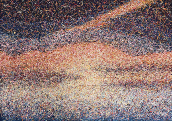 Way to the sun (big orange), 2024 Nadin Antoniuk