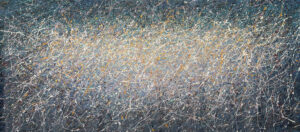 Transparency of thoughts (Blue gray fog), 2024 Nadin Antoniuk