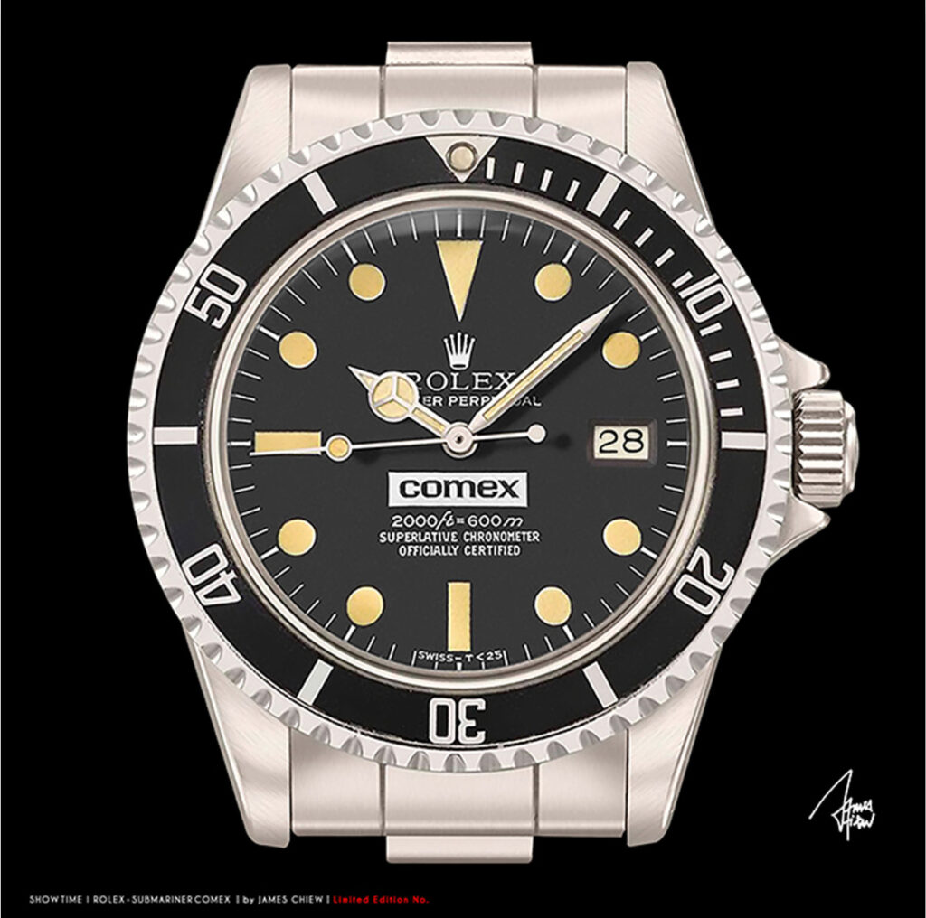 Rolex Submariner comex, 2021 James Chiew
