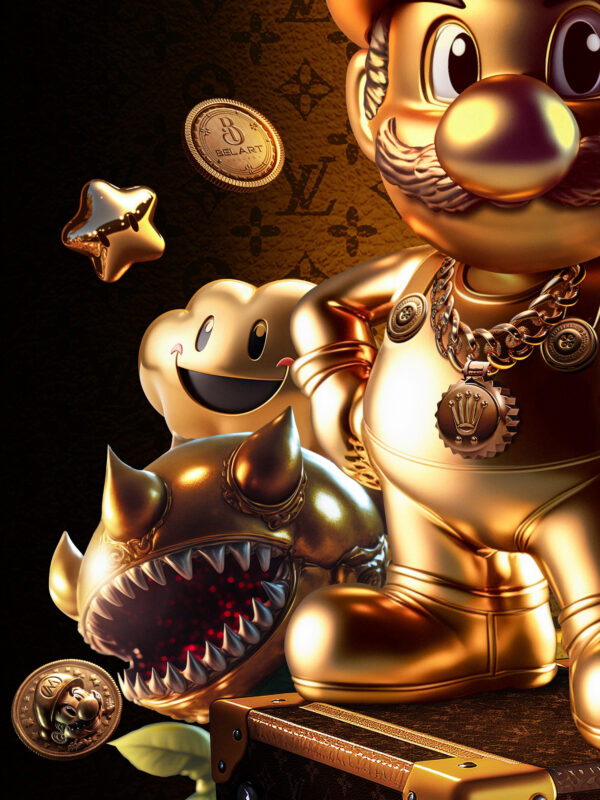 Super Mario - Game Over - Louis Vuitton and Rolex Frame – Image 6