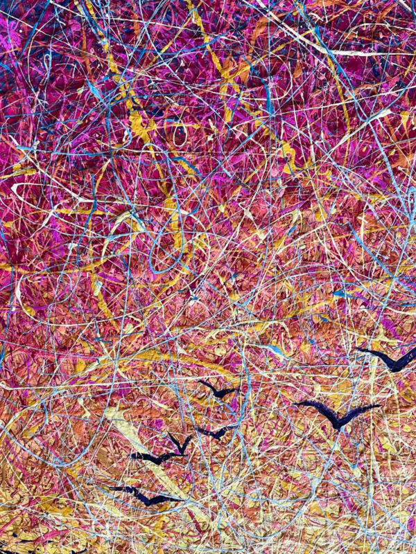 Whispers at the Edge of Daybreak (Seaguls and red sunset) – Image 6