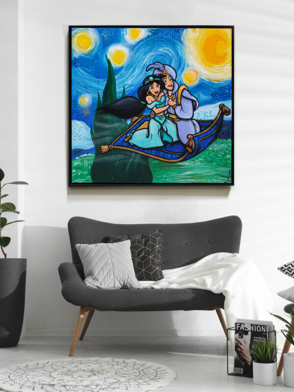 Aladdin & Jasmine in the starry night - Image 3