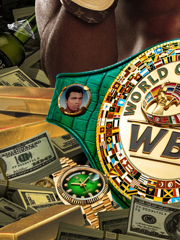 The Iron Mike Tyson - Rolex and Louis Vuitton Golden Frame - WBC Boxer - Image 2