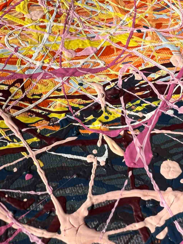 Sunrise with red lines - Image 4
