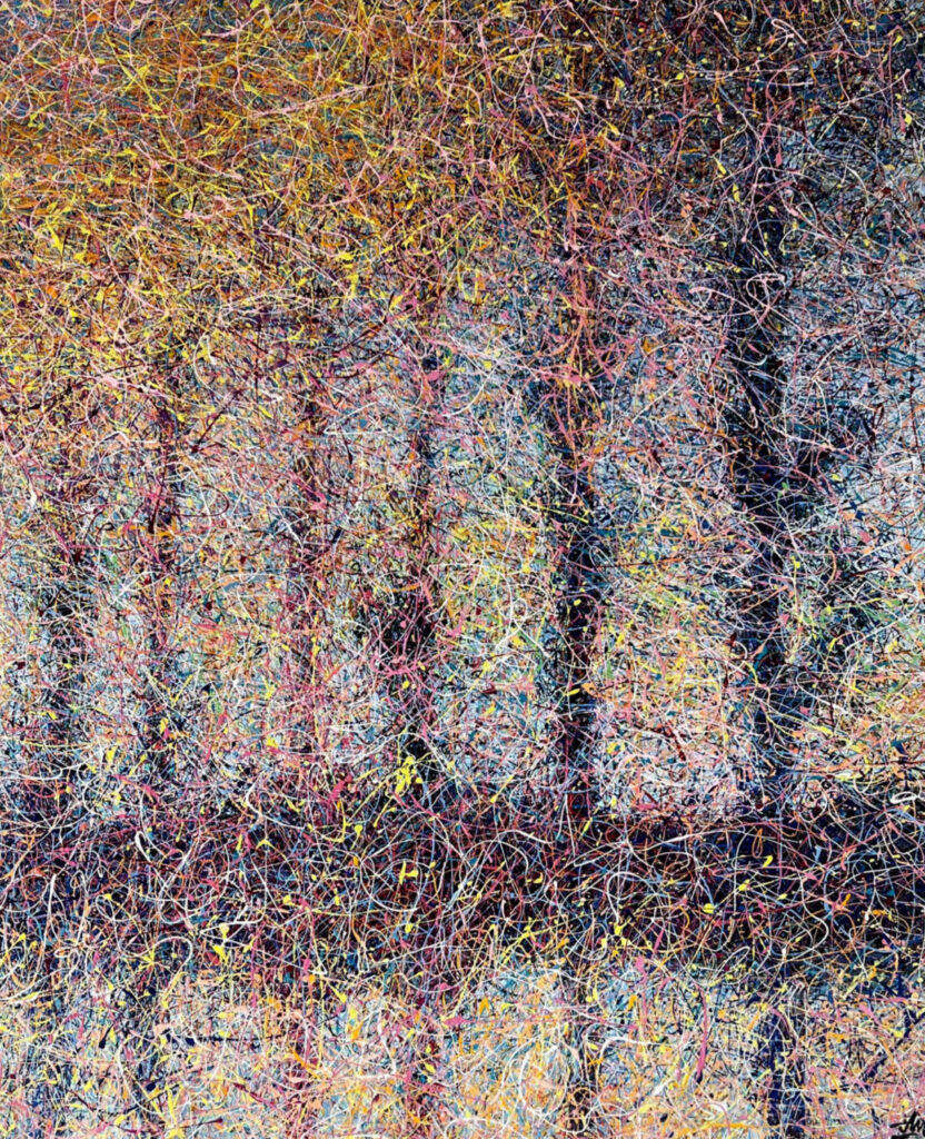 Colorful silence (Big Monet), 2024 Nadin Antoniuk