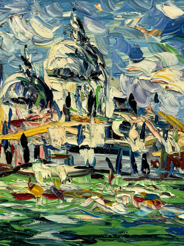 Lungo il canale olio su tela – Image 3