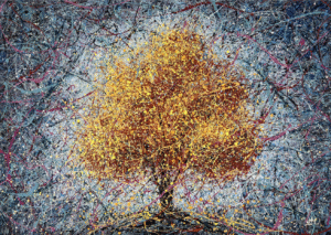 Yellow tree (Rooted Reverence), 2023 Nadin Antoniuk