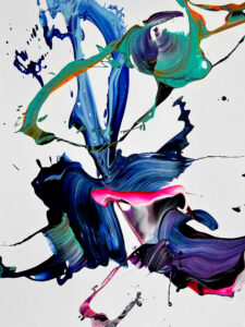 Blue orchid, Circa 2023 Nikolaos Schizas