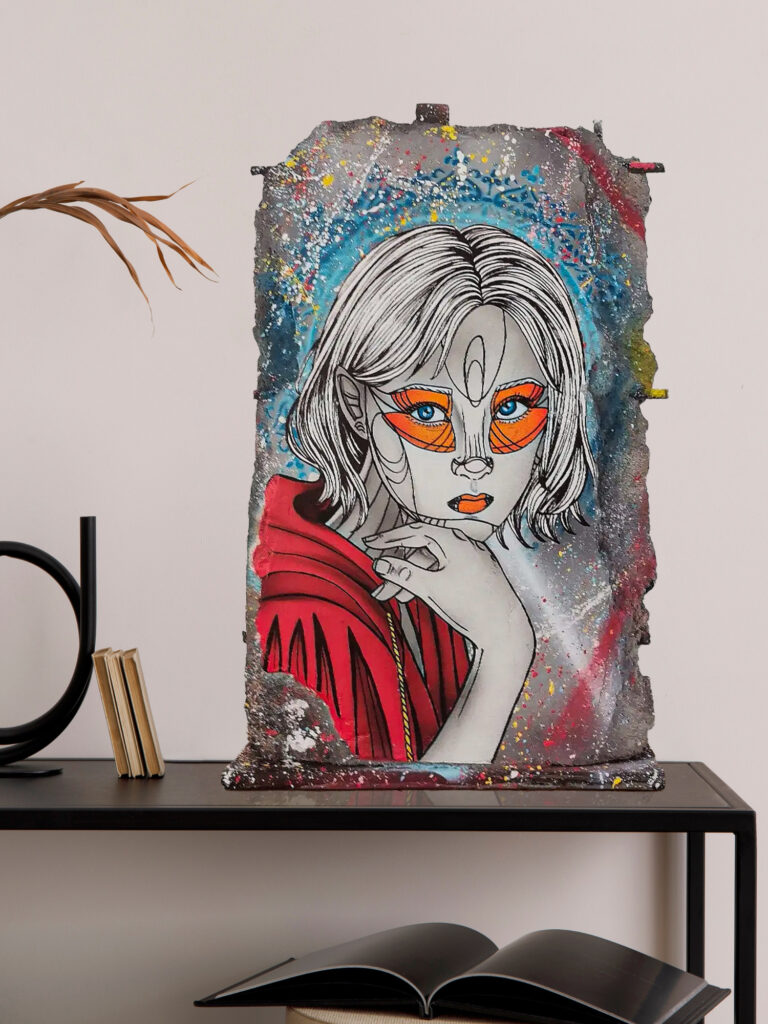 The girl in red, 2023 Caro Graffiti