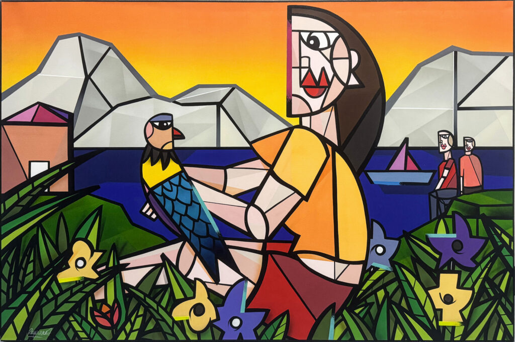 La femme et l'oiseau, 2023 Julien Raynaud