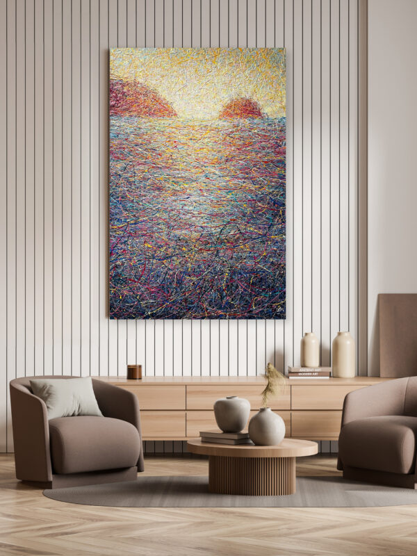 My tomorrow depends on me (light peach sunrise sea) – Image 2