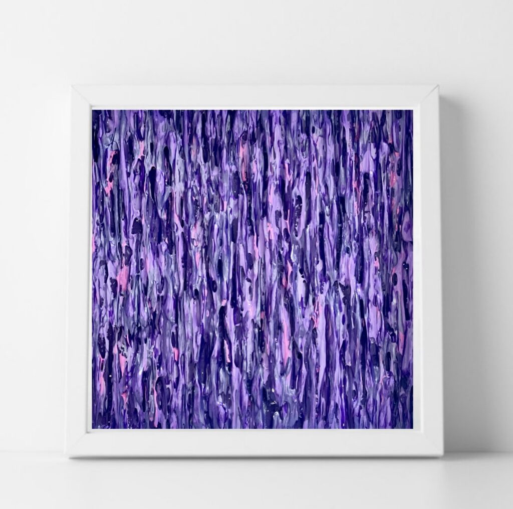 Melodie Monocromatiche - Purple hearth, 2022 Daniela Pasqualini