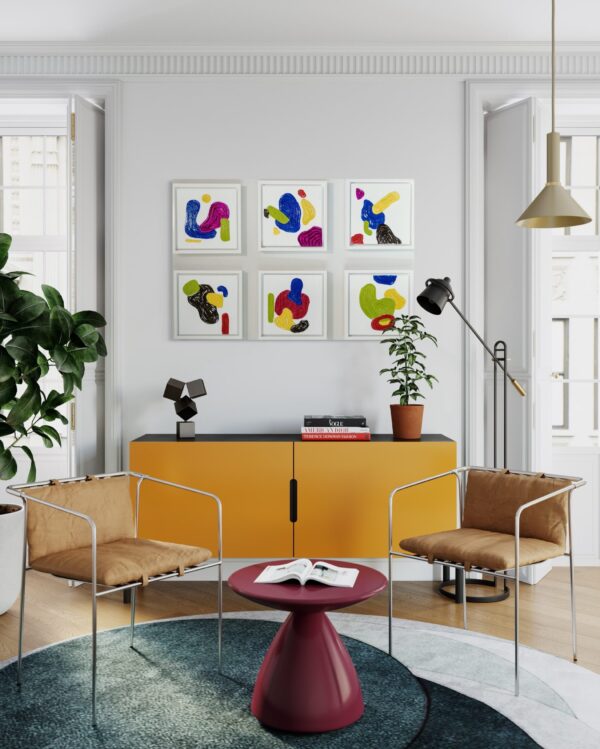 Evolving Language - Composition of 6 paintings - Afbeelding 13