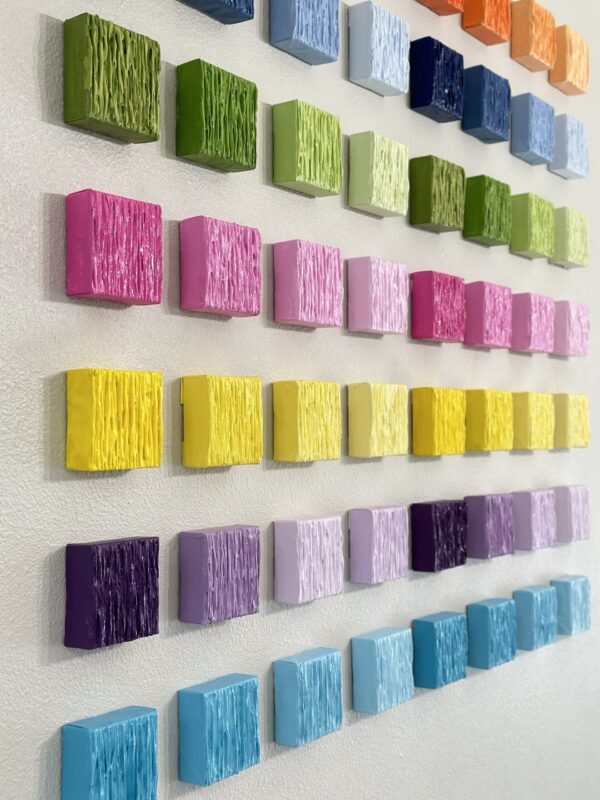 Living in colors - Composition of 56 paintings - Image 8