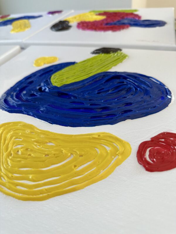 Evolving Language - Composition of 6 paintings - Afbeelding 7