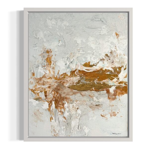Hidden light- Gold - Composition of 3 paintings - Image 11
