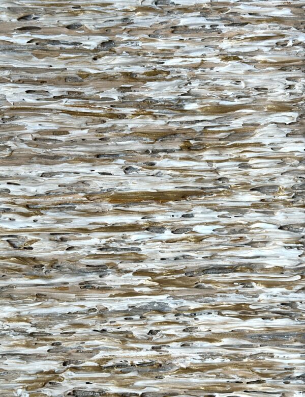 Visual Dance - White and Gold - Framed - Image 13