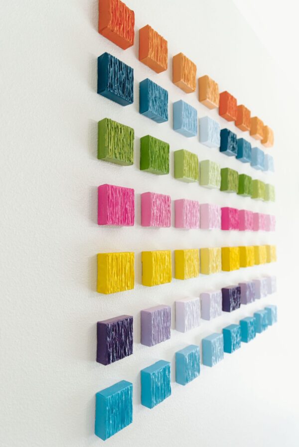 Living in colors - Composition of 56 paintings - Image 4