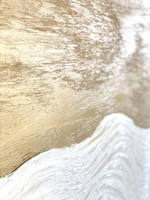 Dreamscape Gold & White - Two tone paintings – Image 3