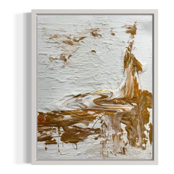 Hidden light- Gold - Composition of 3 paintings - Image 5