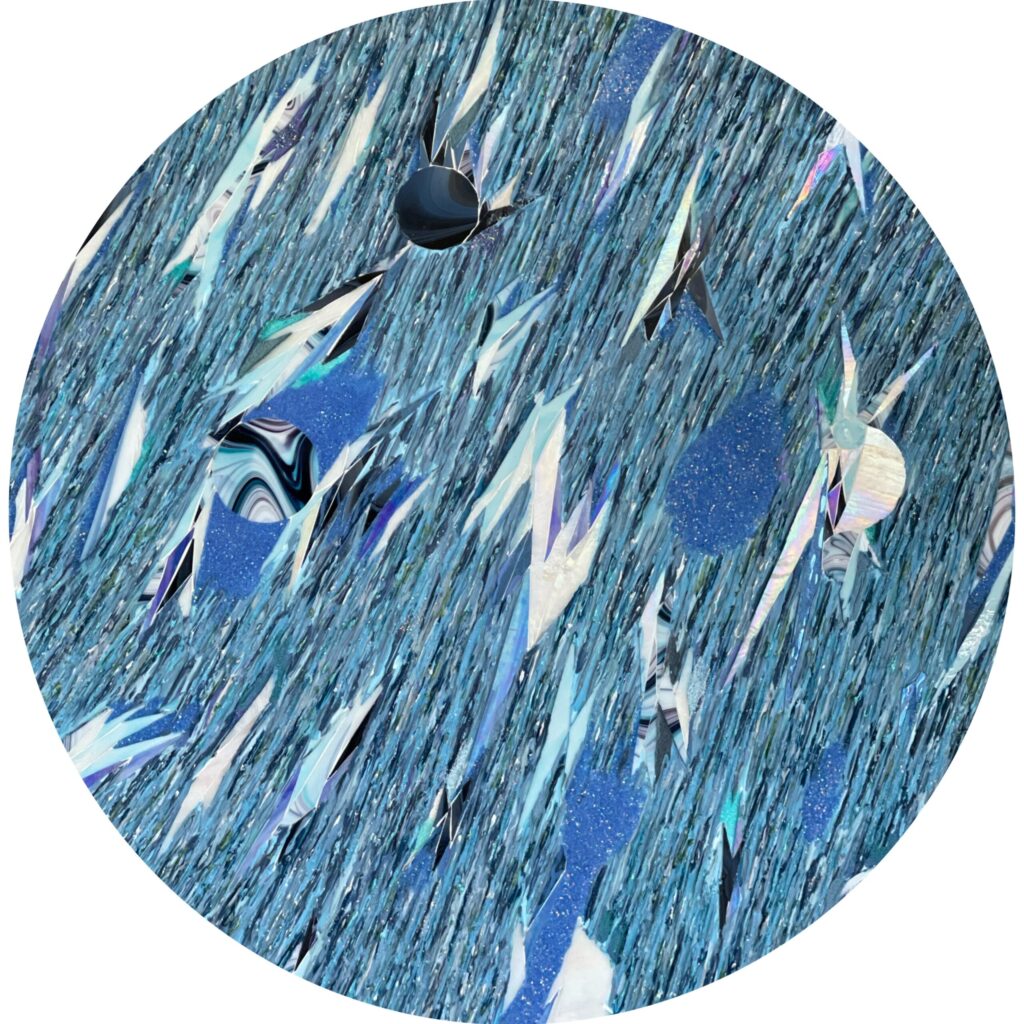 Riflesso blue - Collab with Glass Axes, 2022 Daniela Pasqualini
