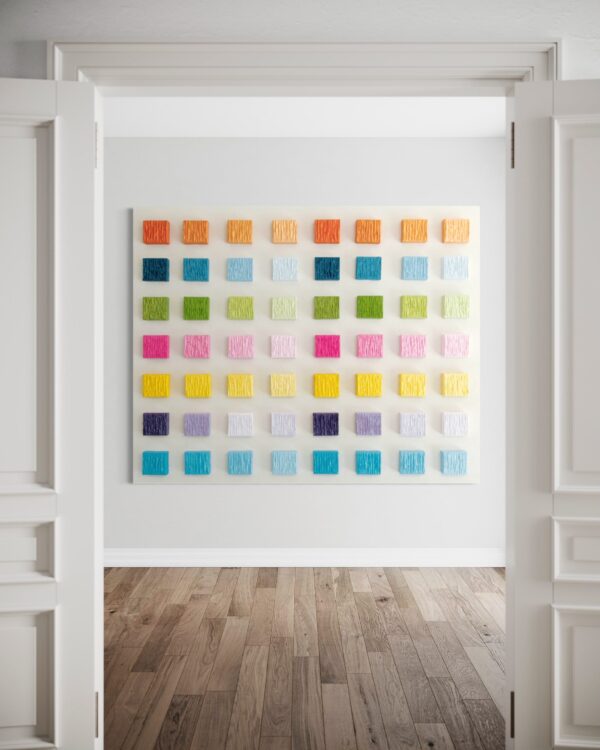 Living in colors - Composition of 56 paintings - Image 2