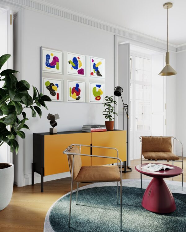 Evolving Language - Composition of 6 paintings - Afbeelding 14