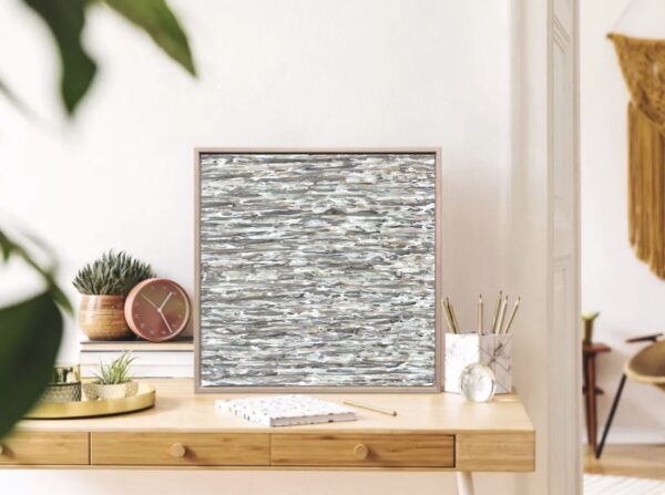 Linen Light, Mixed Media on Canvas - Afbeelding 7