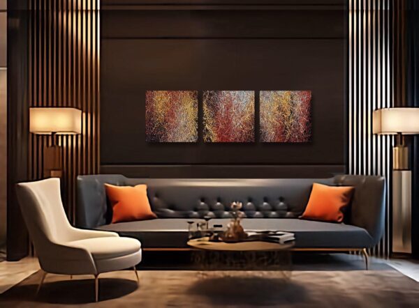 Coffee with cream - triptych (ready to hang) - Image 9