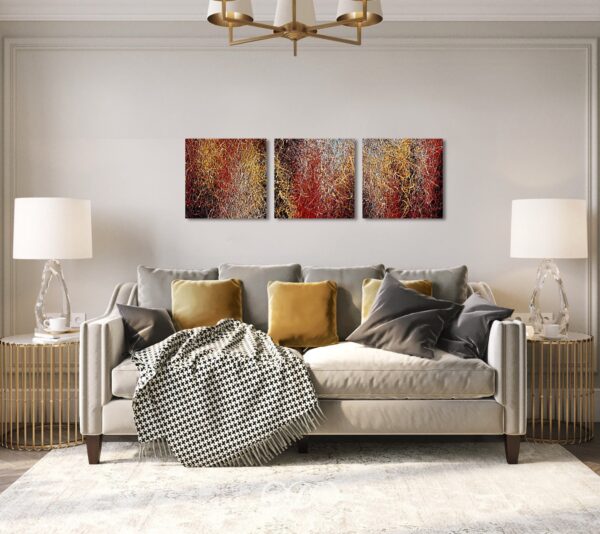 Coffee with cream - triptych (ready to hang) - Image 13