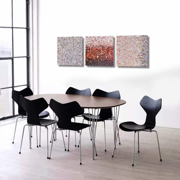 Day one - triptych (ready to hang) - Image 6