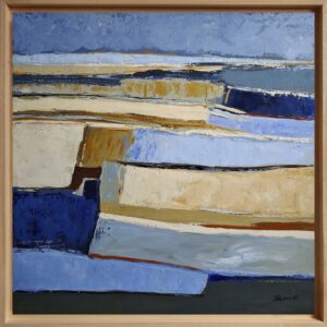 Méandres bleu et sable, 2025 Sophie Dumont