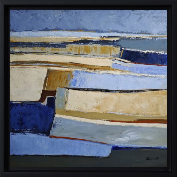 Méandres bleu et sable - Image 3