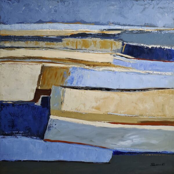 Méandres bleu et sable - Image 5