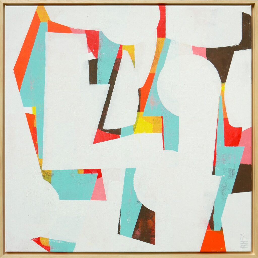 Fractured colorful by Ronald Hunter