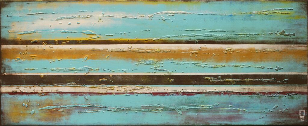 Little lined landscape by Ronald Hunter